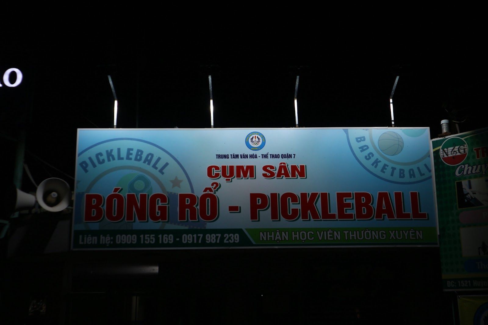 Cụm sân Bóng rổ - Pickleball Quận 7 8
