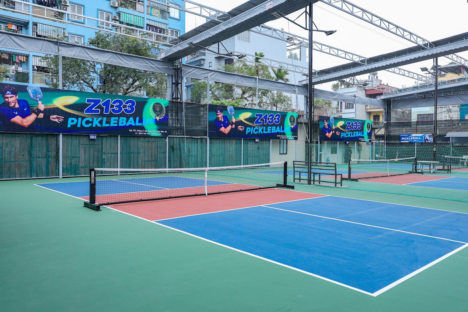 Sân PickleBall Trung Tâm TT Z133 (Full mái che) 2