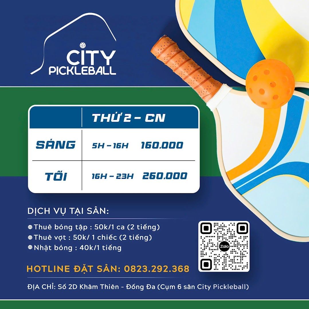 City Pickleball - 2D Khâm Thiên 5