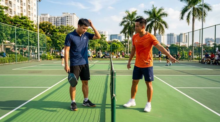 Cách tính điểm trong pickleball cho người mới: Vì sao hệ thống server-side out gây nhầm lẫn và cách nhớ đơn giản