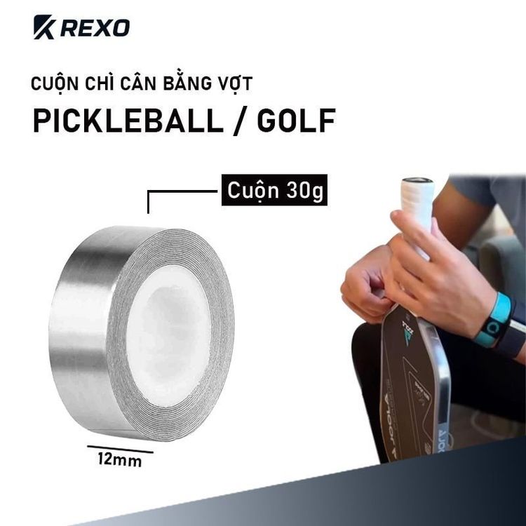 Cách Dán Băng Chì Vợt Pickleball: Tuyệt Chiêu 'Độ' Vợt Tăng Sức Mạnh Và Điểm Ngọt