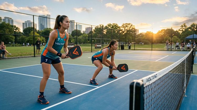 Chiến thuật stacking trong pickleball đôi: khi nào dùng và cách thực hiện an toàn