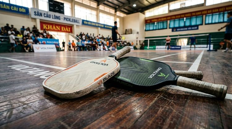 Mặt vợt pickleball: Hybrid hay Composite? So sánh ảnh hưởng đến cảm giác bóng