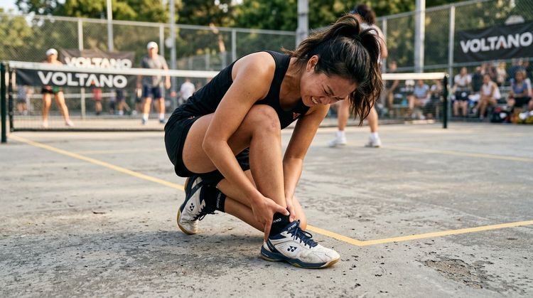 Tại sao người mới dễ bị chấn thương cổ chân khi chơi pickleball? Cơ chế và cách phòng ngừa