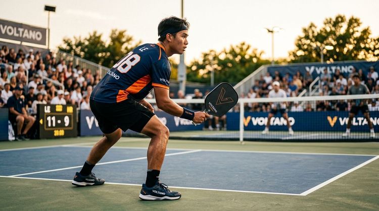 Tư thế chờ đúng cách trong pickleball để phản ứng nhanh với mọi kiểu đánh