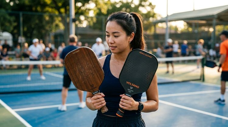 Vợt pickleball composite vs wood: Nên chọn loại nào cho kỹ năng của bạn