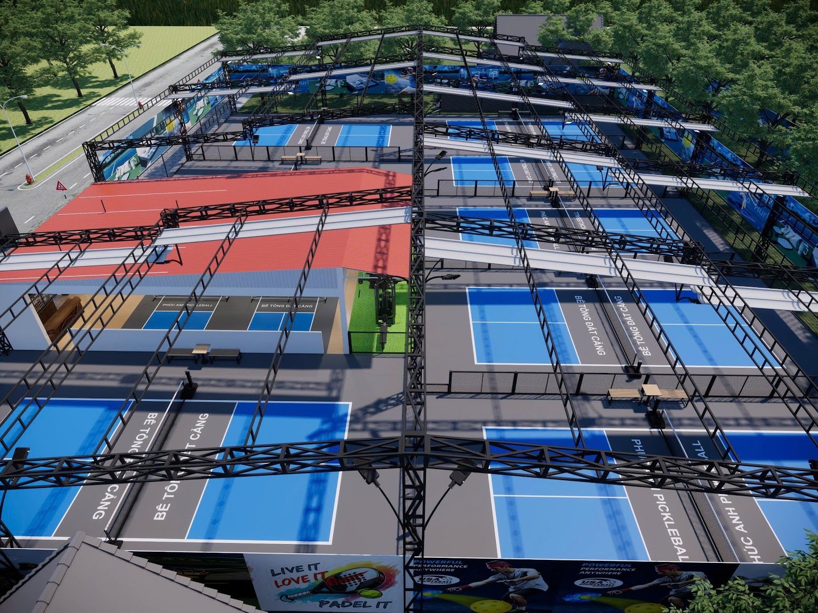 PHÚC ANH Pickleball ( Cụm 8 sân ) 3
