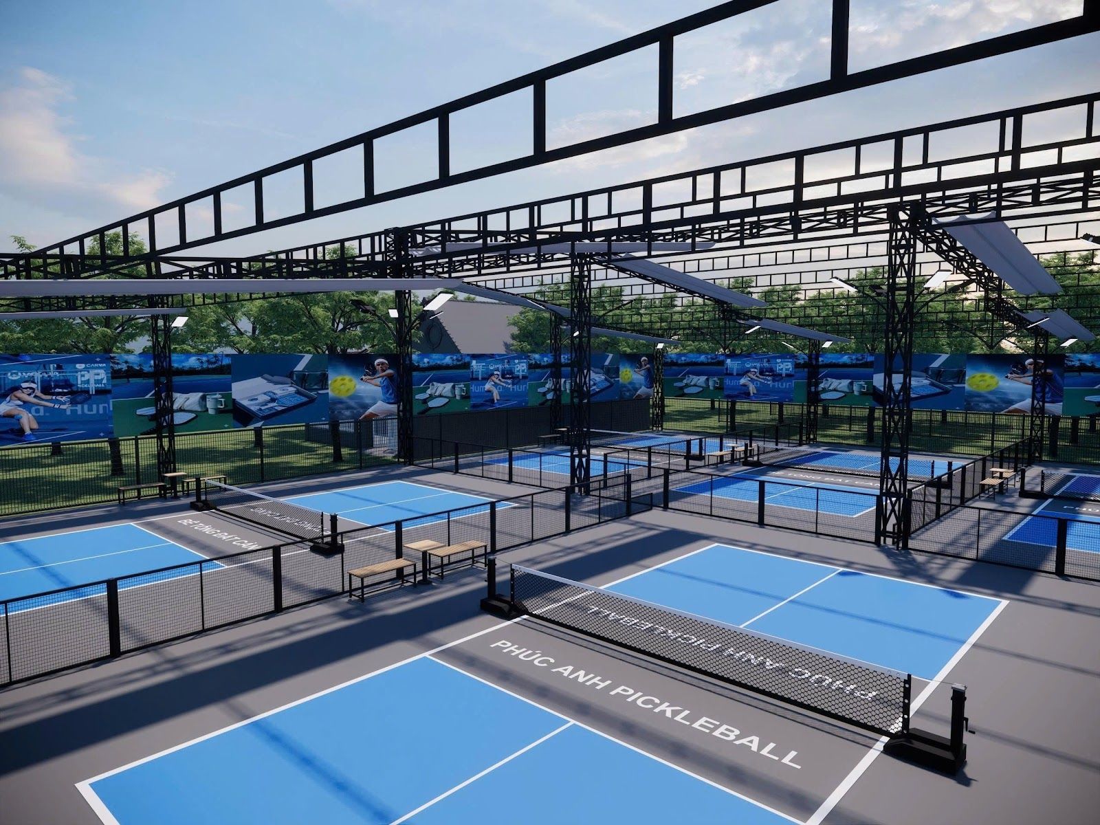 PHÚC ANH Pickleball ( Cụm 8 sân ) 5