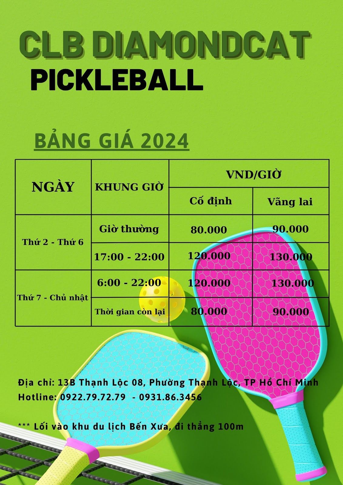 Pickleball & badminton Diamond Cat 5