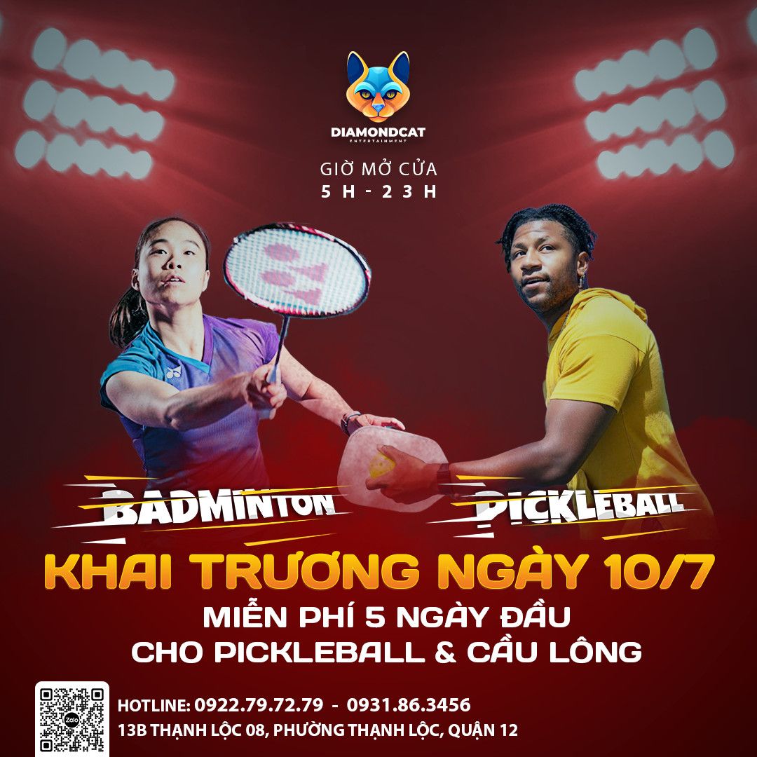 Pickleball & badminton Diamond Cat 6