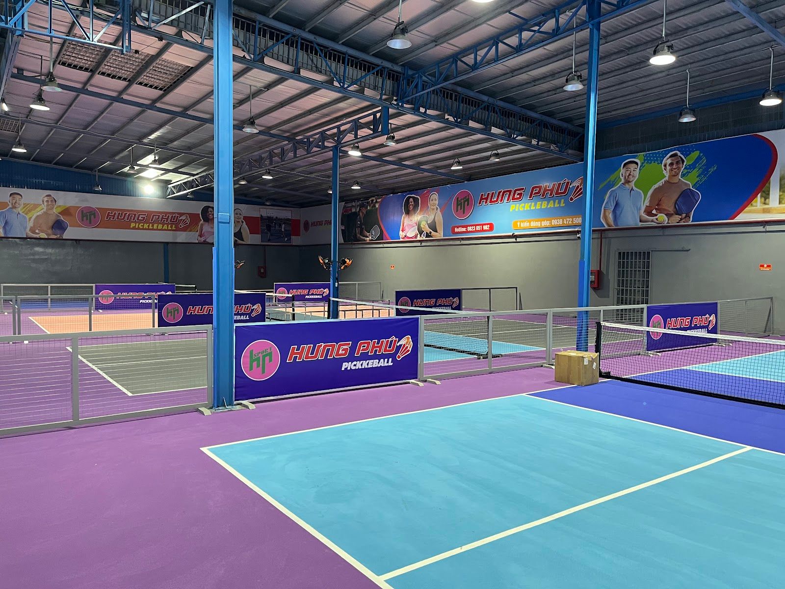 Sân cầu lông và Pickkeball Hưng Phú 4 - An Lạc 2