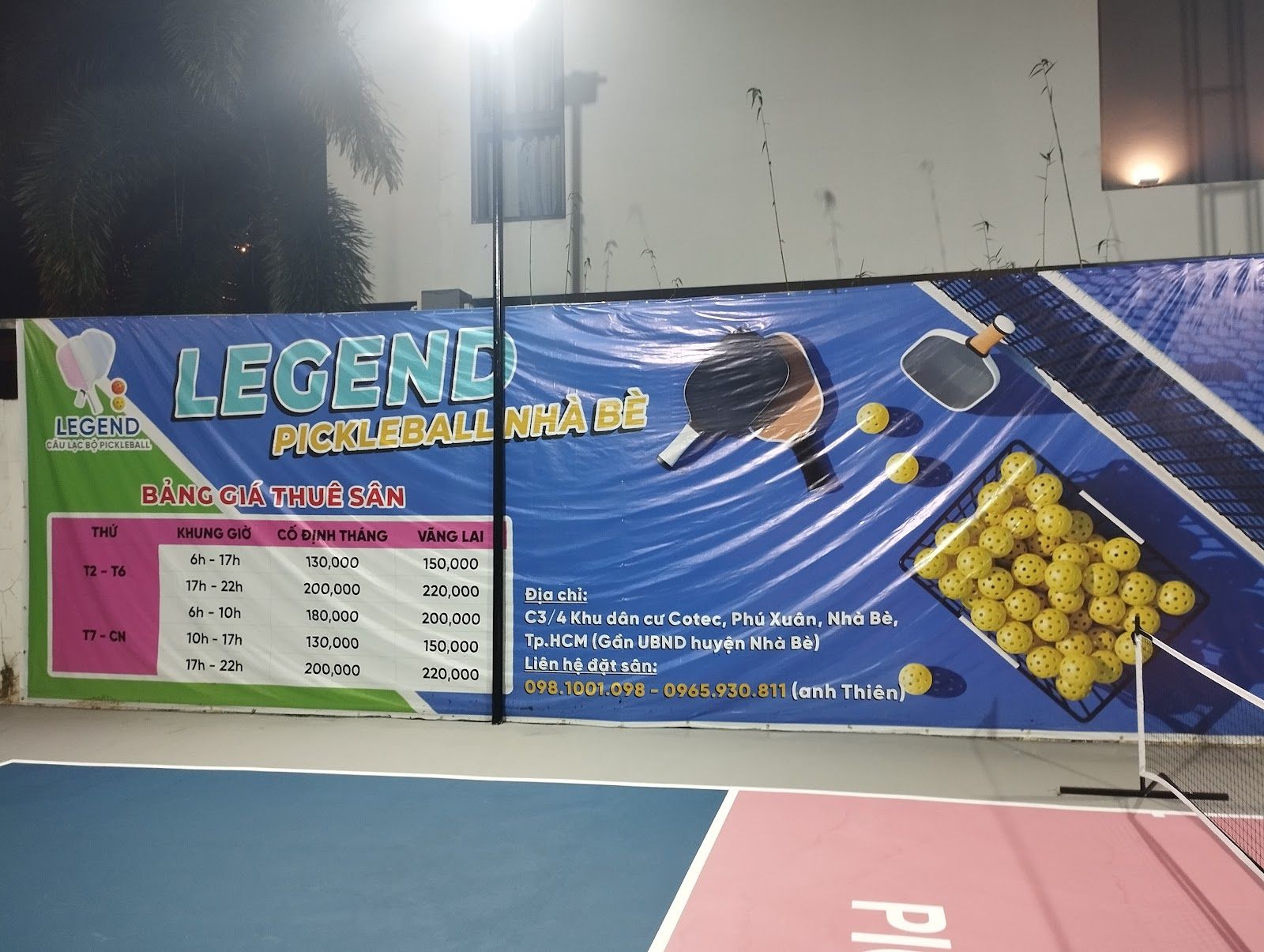 Sân Legend Pickleball 6