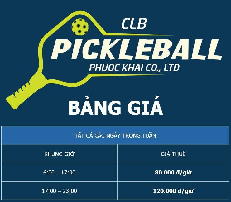 Sân Pickleball & Billiards PK 6