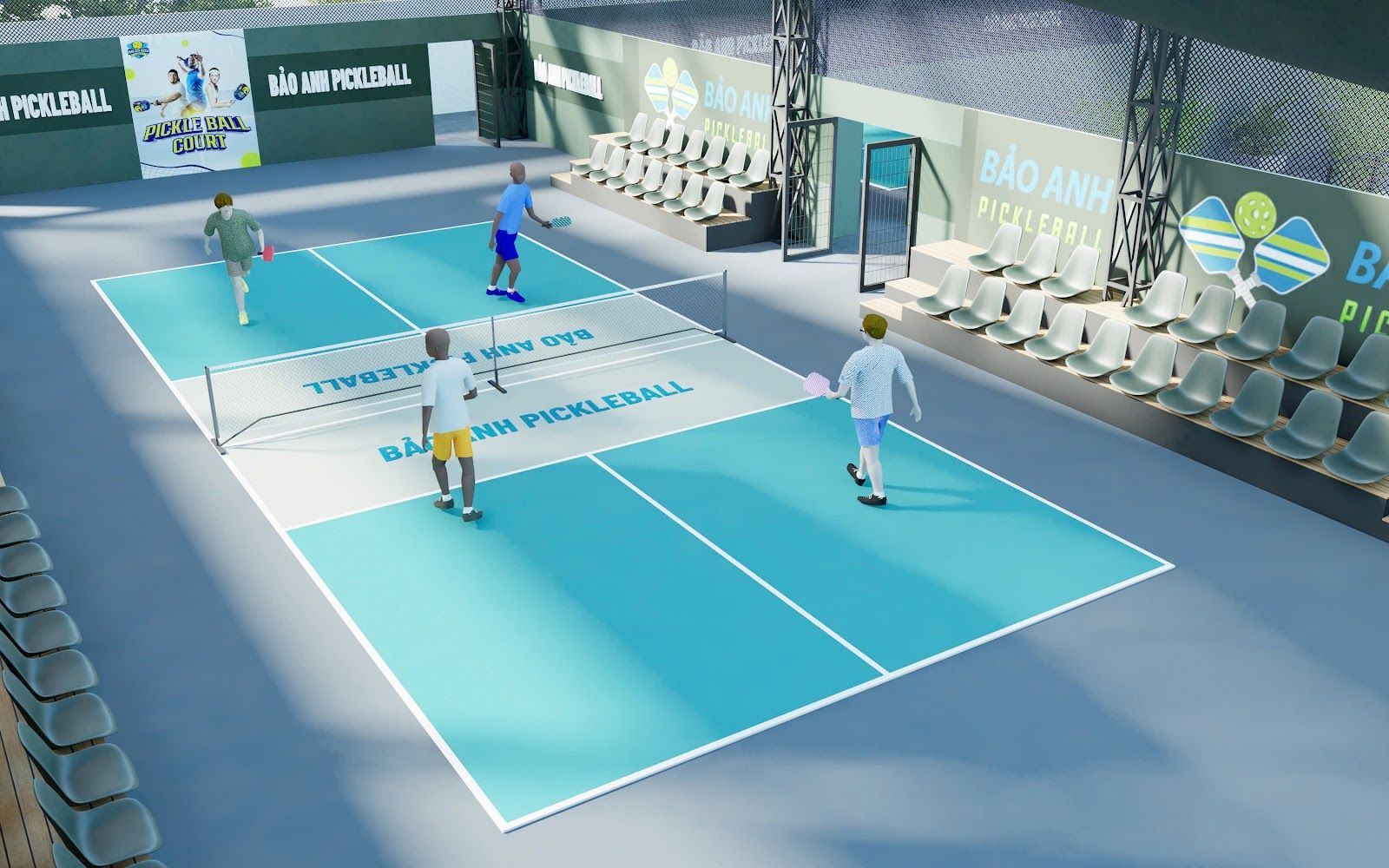 Sân Pickleball Bảo Anh 4