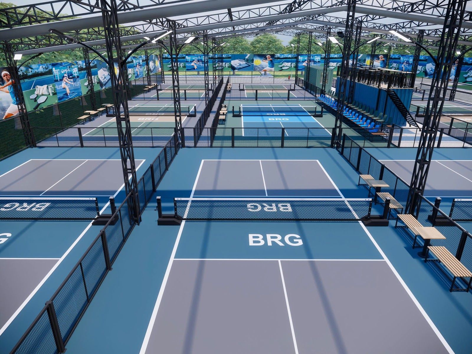 Sân Pickleball BRG 8