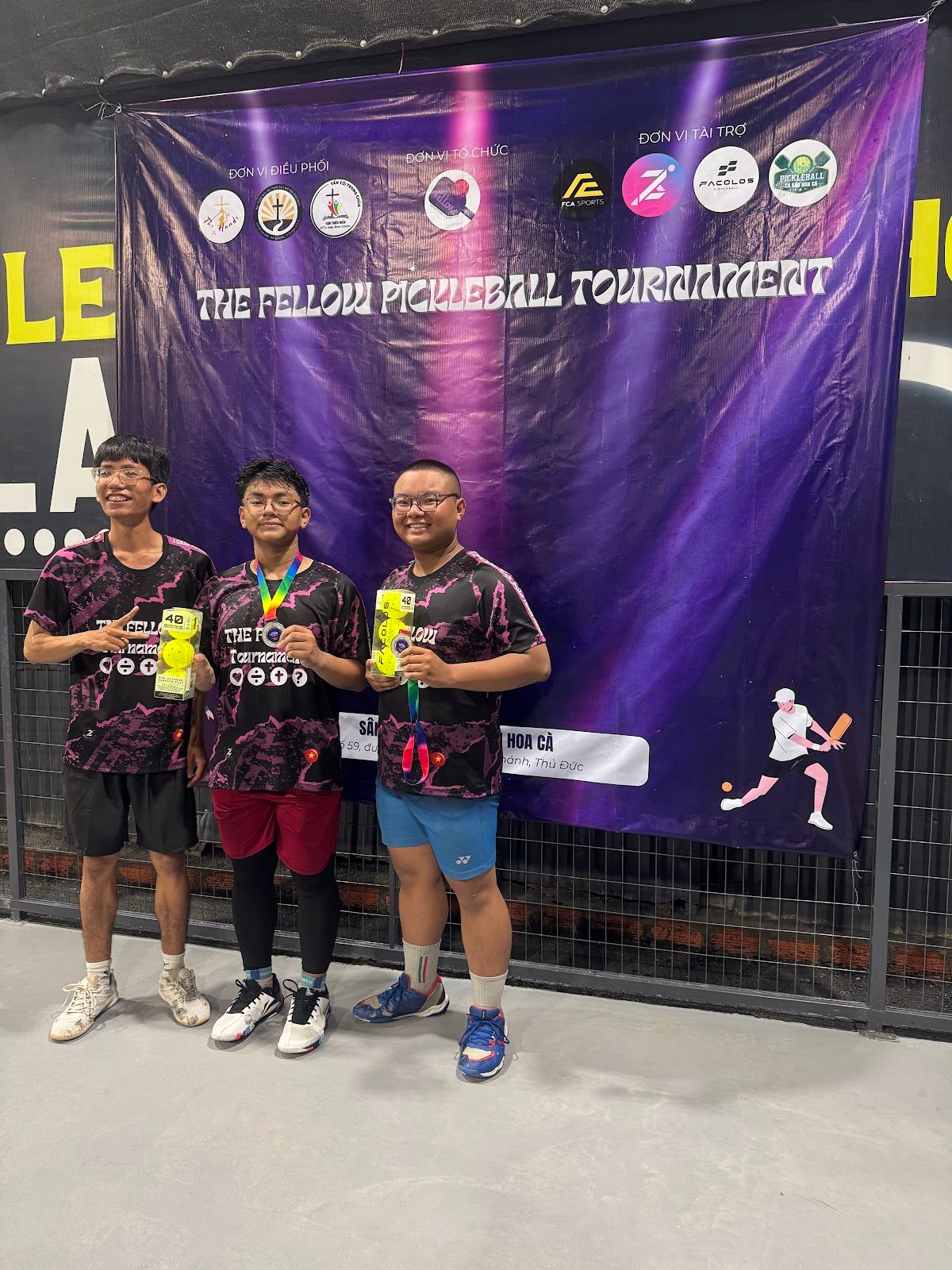 Sân Pickleball Cá Sấu Hoa cà 4