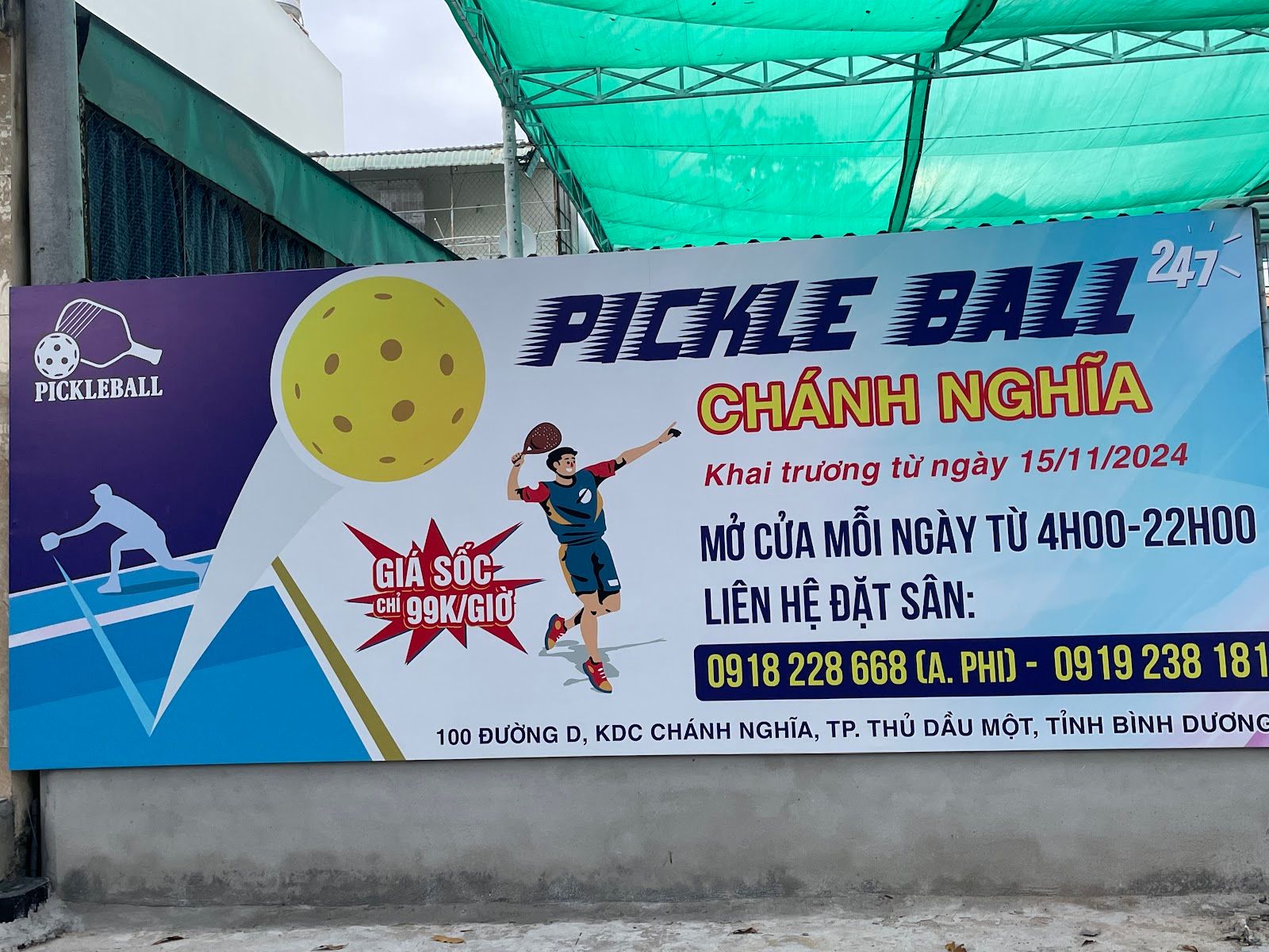 Sân Pickleball Chánh Nghĩa 4