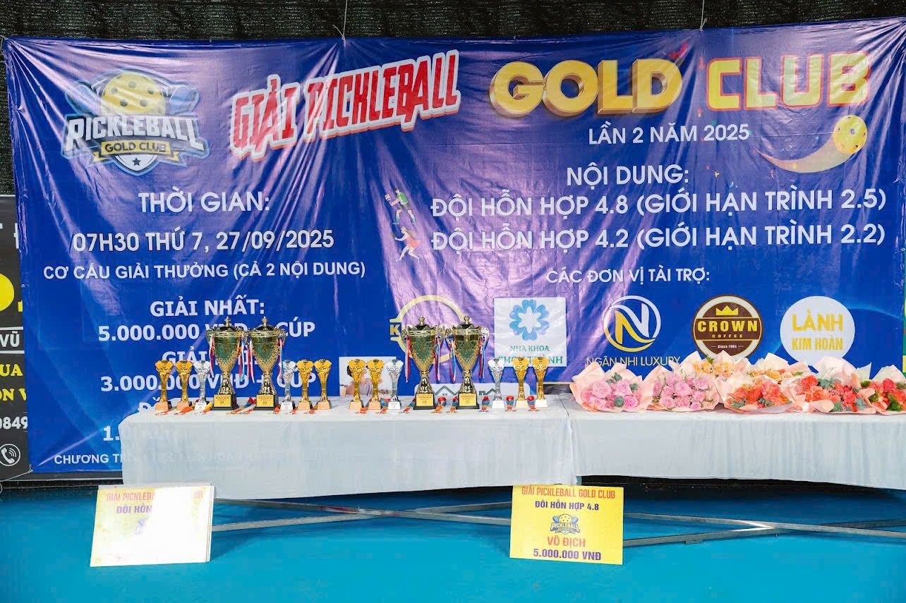 Sân Pickleball Gold Club 6