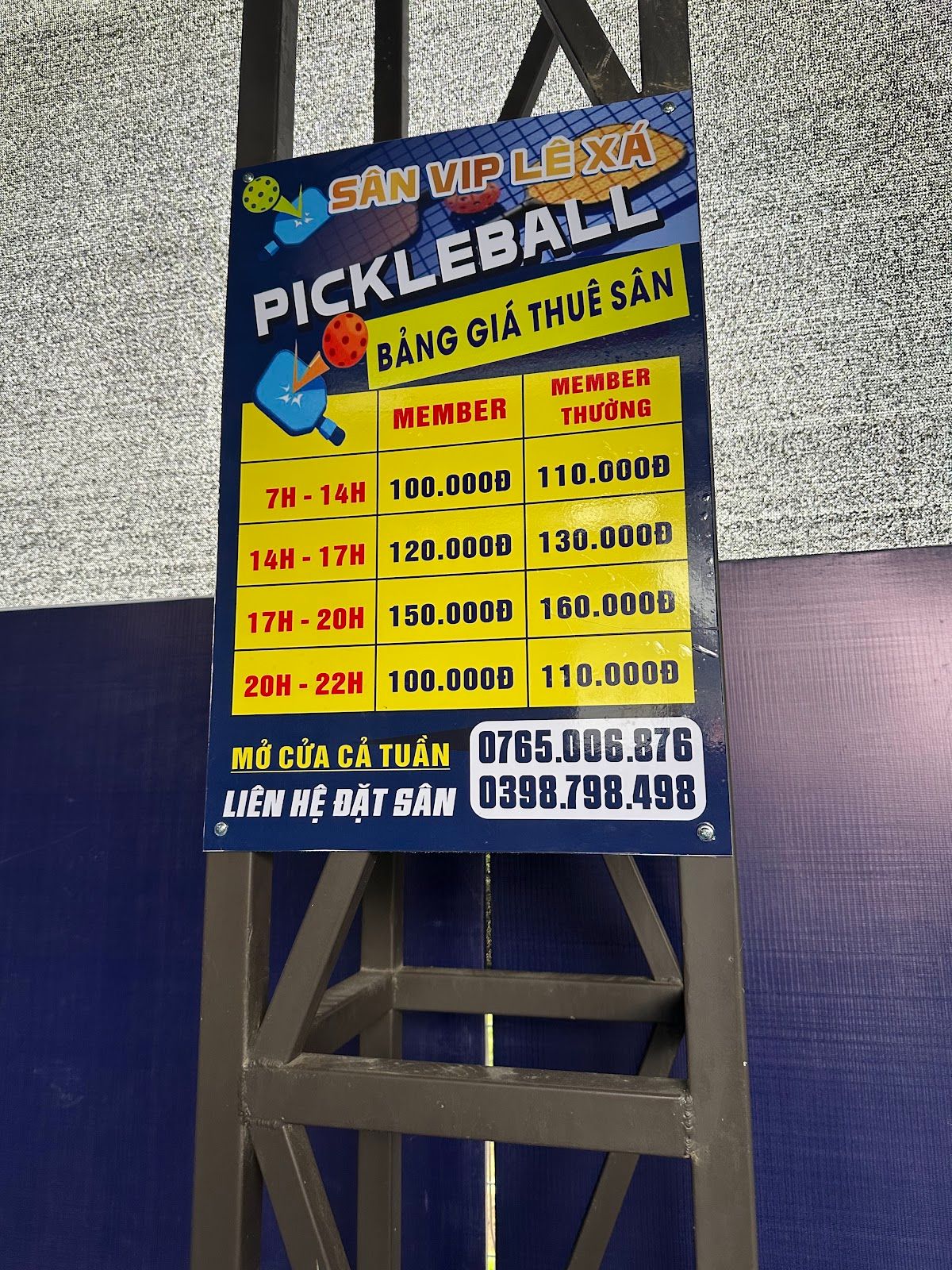 Sân Pickleball Lê Xá 2