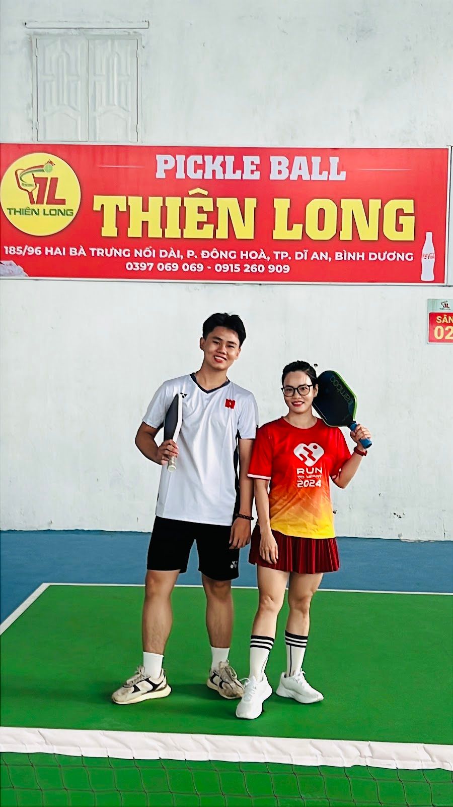 Sân pickleball thiên long dĩ an 2