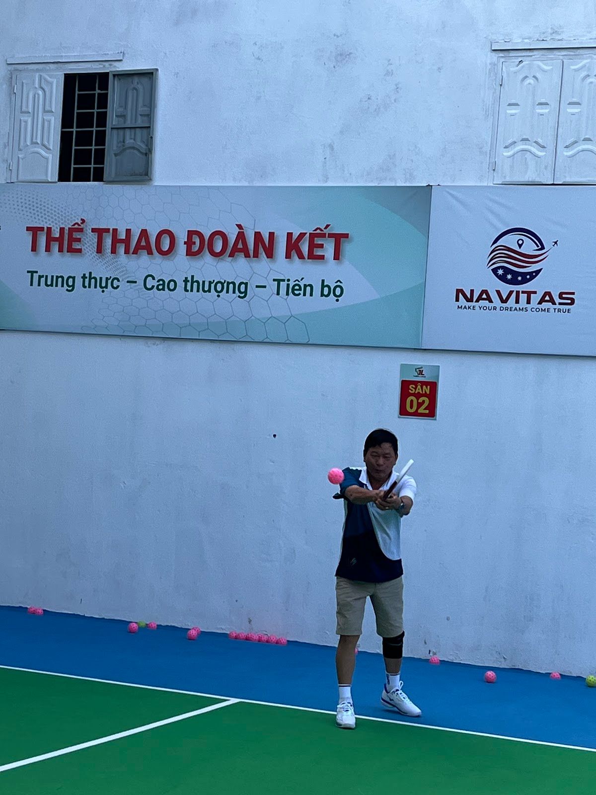 Sân pickleball thiên long dĩ an 6