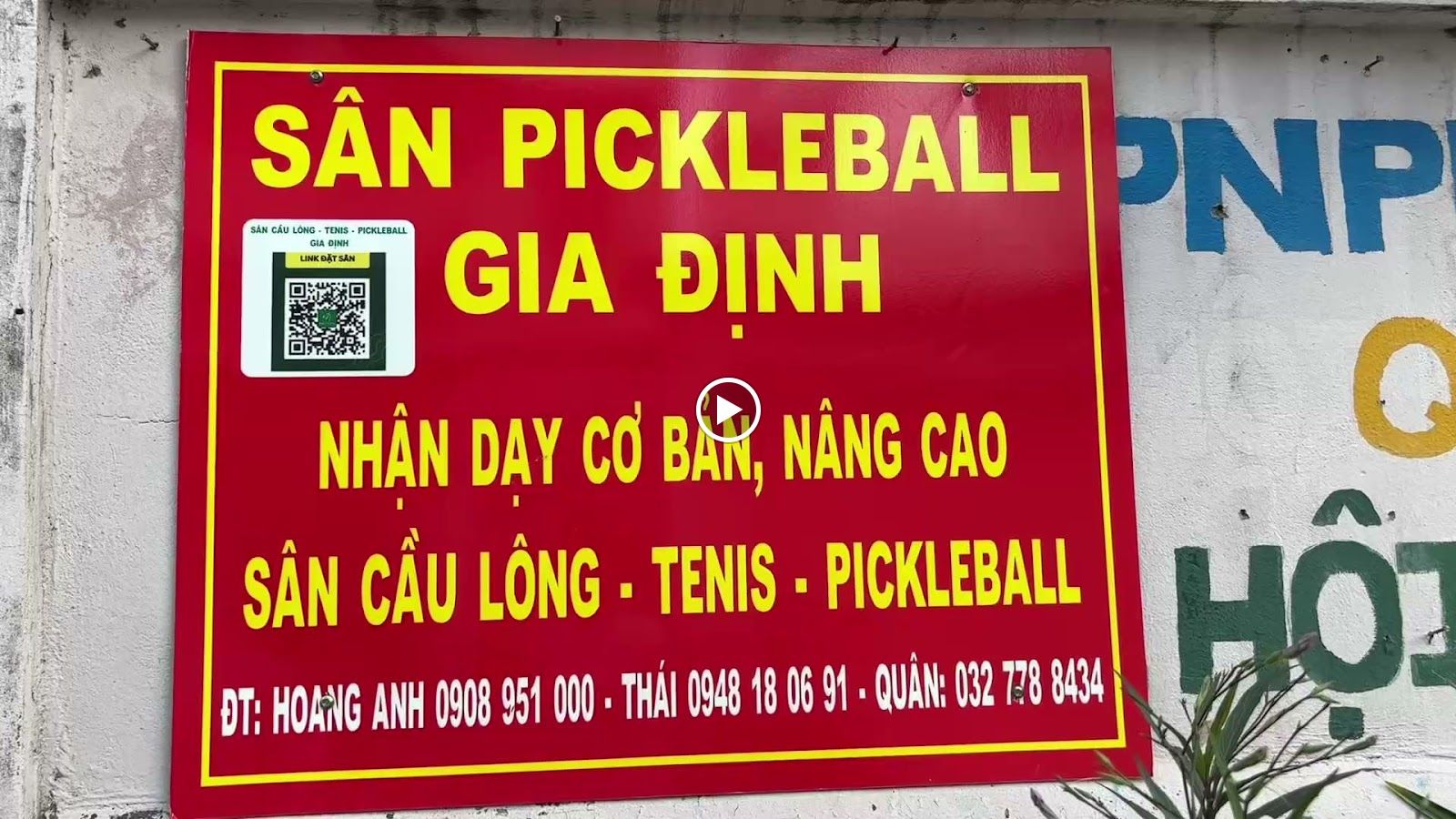 Sân tennis - cầu lông - pickleball Gia Định 1