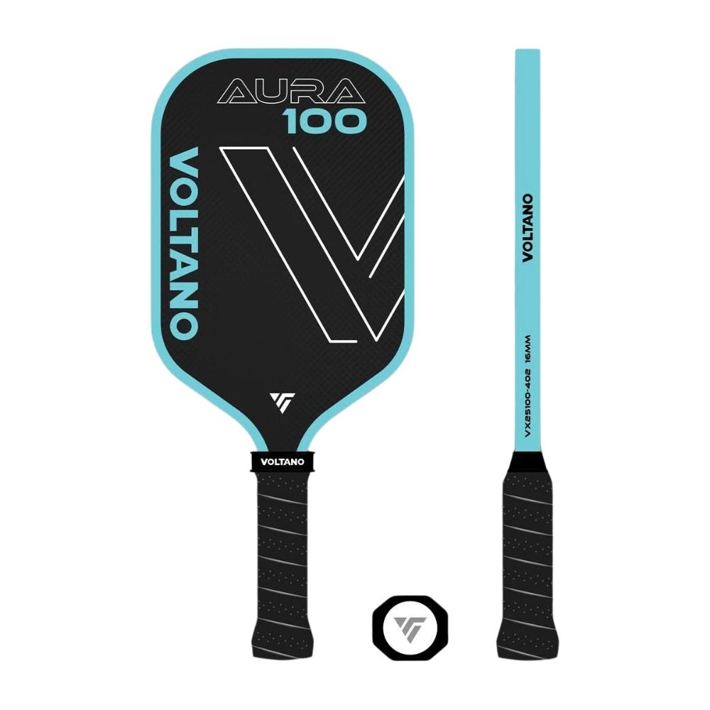 Vợt Pickleball Voltano Aura 100 Màu Xanh