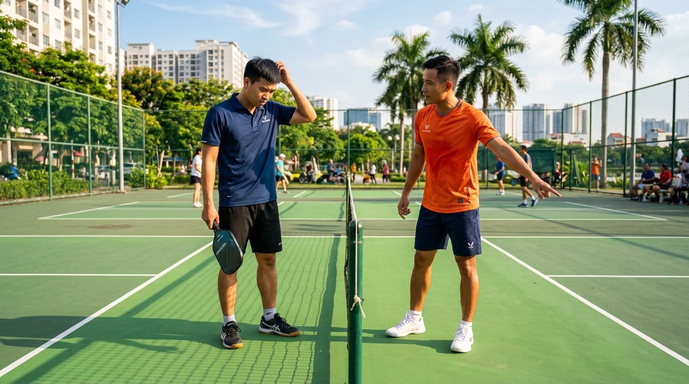 Cách tính điểm trong pickleball cho người mới: Vì sao hệ thống server-side out gây nhầm lẫn và cách nhớ đơn giản