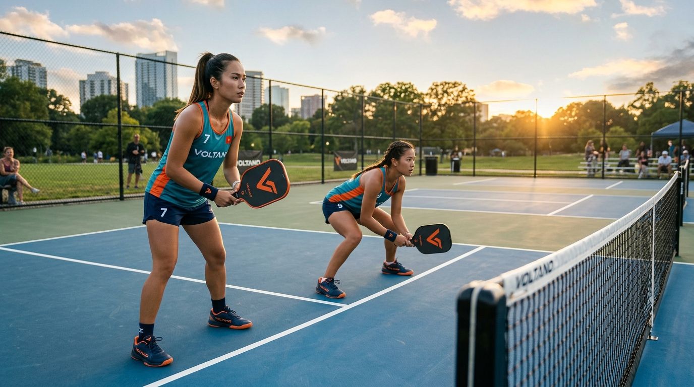 Chiến thuật stacking trong pickleball đôi: khi nào dùng và cách thực hiện an toàn