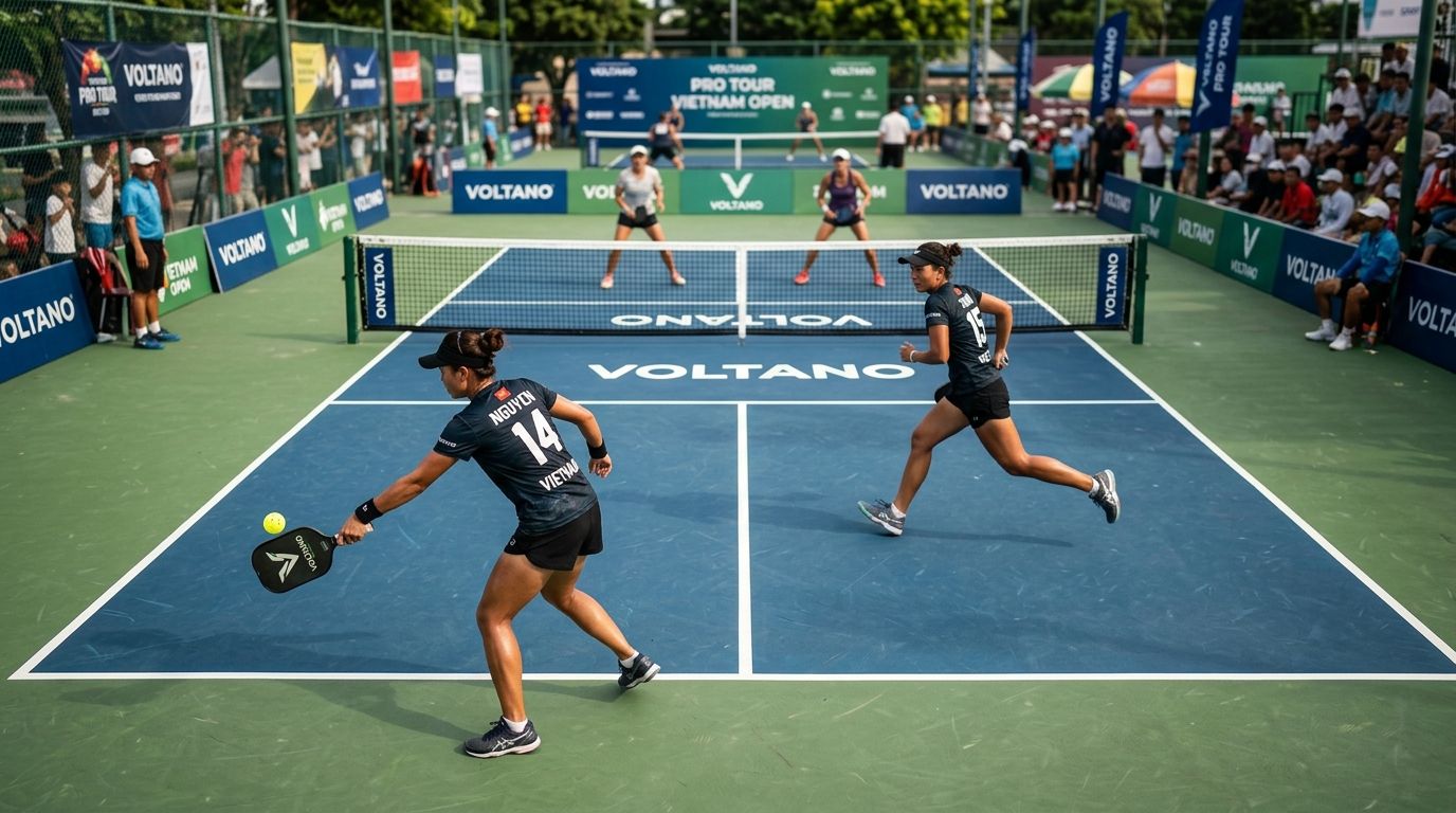 Chiến thuật stacking trong pickleball đôi: khi nào dùng và cách thực hiện an toàn