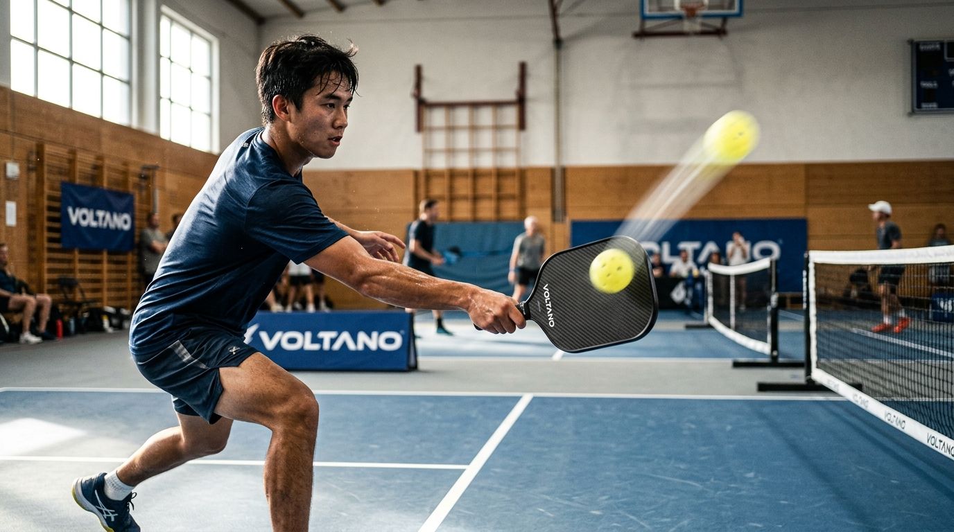 Cơ chế tạo spin trong pickleball: tại sao bề mặt vợt carbon raw lại tạo xoáy tốt hơn các loại khác?