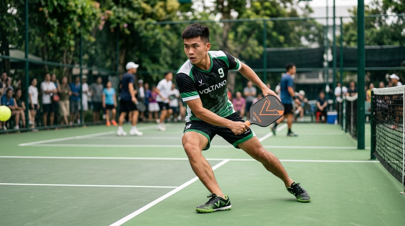 Giày bóng đá đế TF có dùng chơi pickleball trên sân cứng được không?