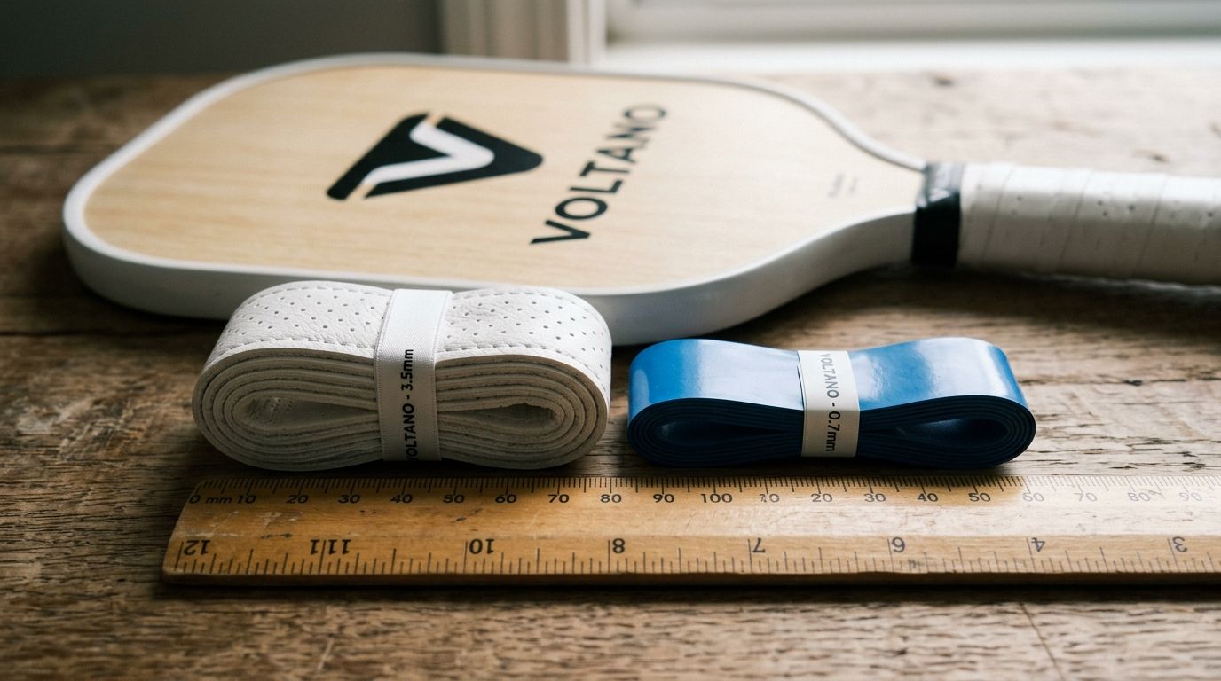 Grip Vợt Pickleball: Overgrip vs Replacement Grip – Ảnh Hưởng Đến Cảm Giác Tay Và Chấn Thương