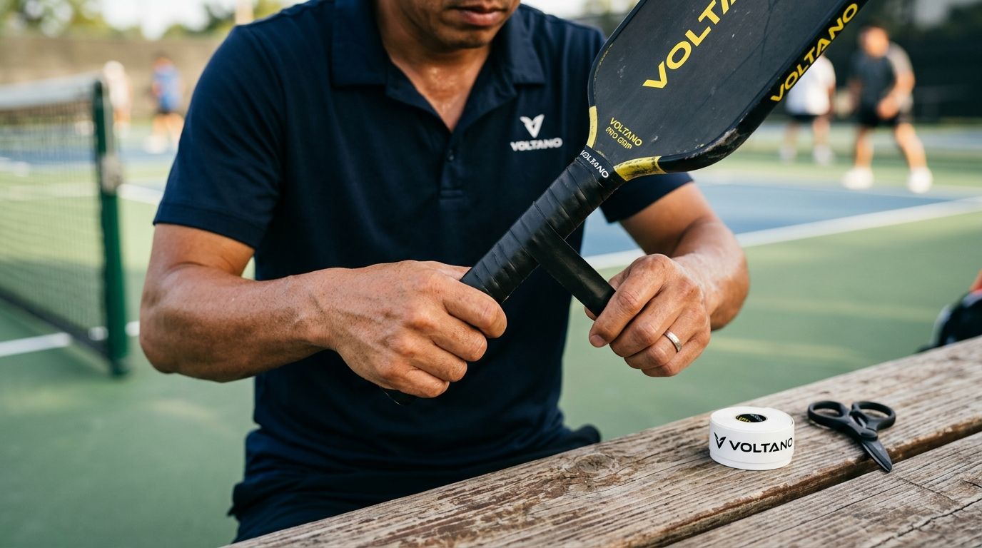 Grip Vợt Pickleball: Overgrip vs Replacement Grip – Ảnh Hưởng Đến Cảm Giác Tay Và Chấn Thương