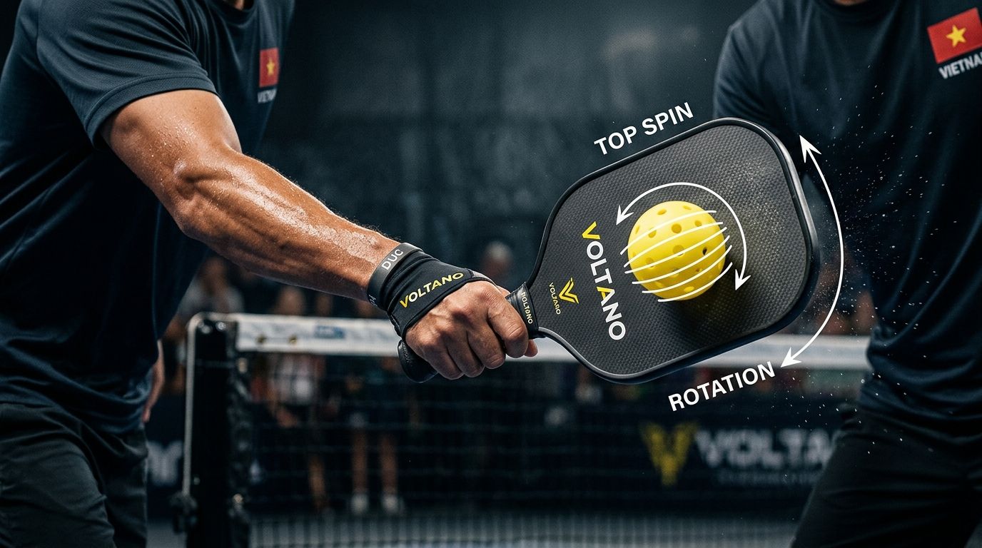 Hiểu Về Spin Trong Pickleball: Topspin, Backspin, Sidespin Và Cách Sử Dụng