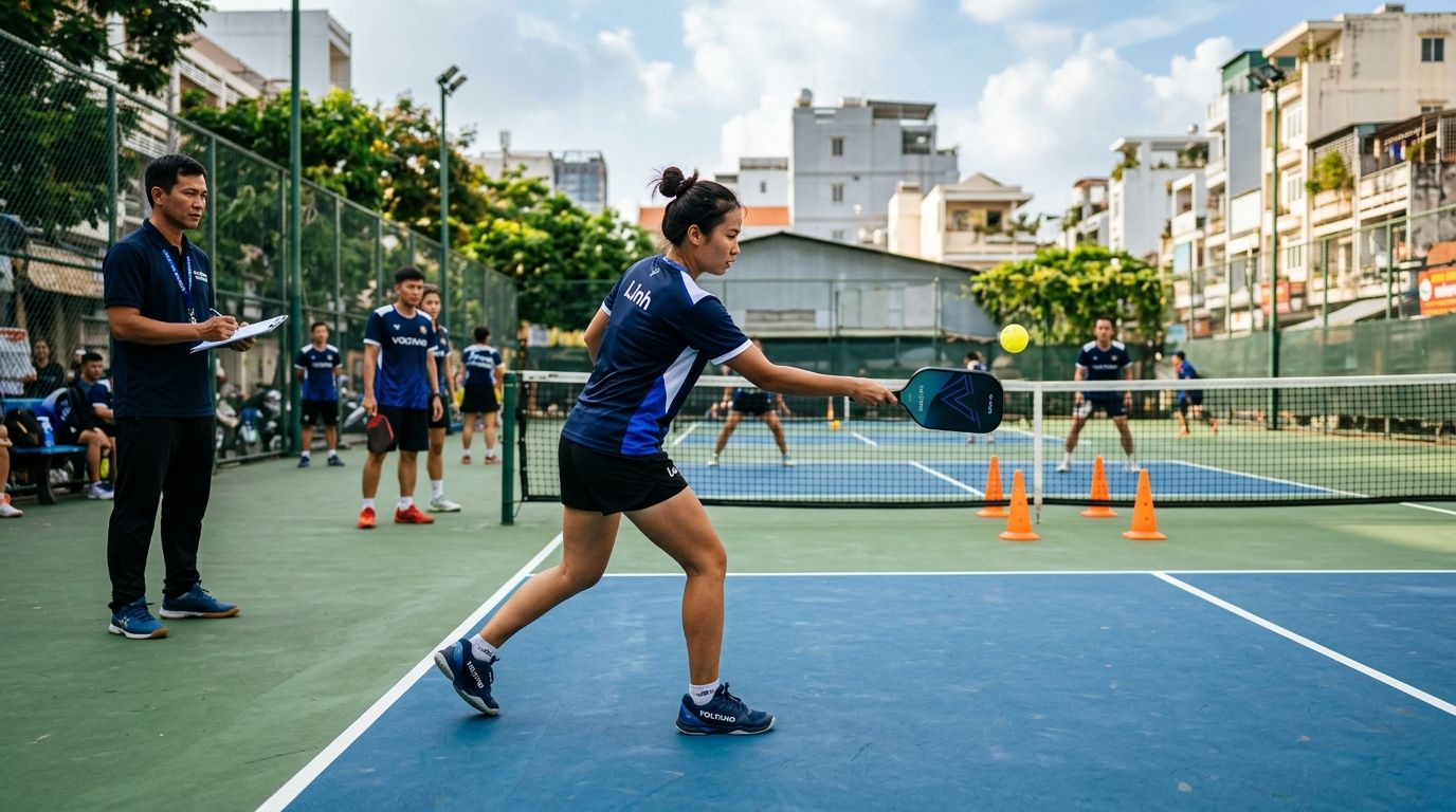 Kỹ Thuật Serve Pickleball Đúng Luật: Drop Serve vs Volley Serve – Nên Dùng Cái Nào?