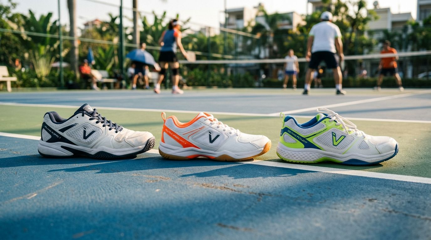 Lỗi phổ biến khi chọn giày pickleball: tại sao giày cầu lông hoặc tennis không đủ tốt