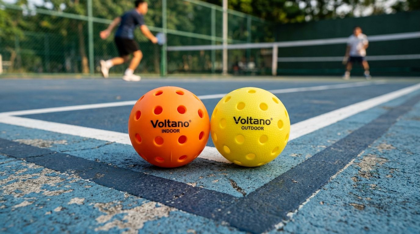 Lựa chọn bóng pickleball: Indoor vs Outdoor, nó ảnh hưởng gì