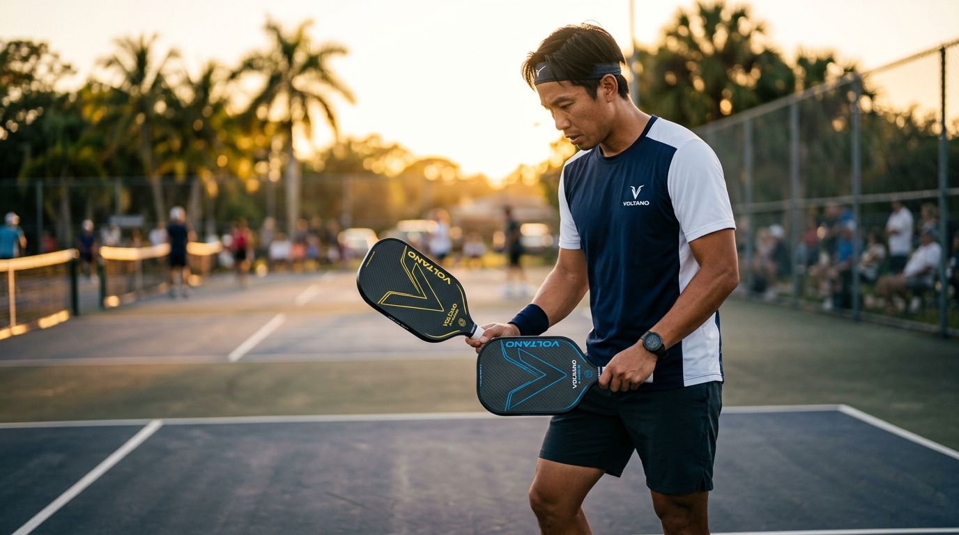 So sánh vợt pickleball tay cầm dài (elongated) vs tay cầm tiêu chuẩn: ảnh hưởng thực tế đến reach và kiểm soát?
