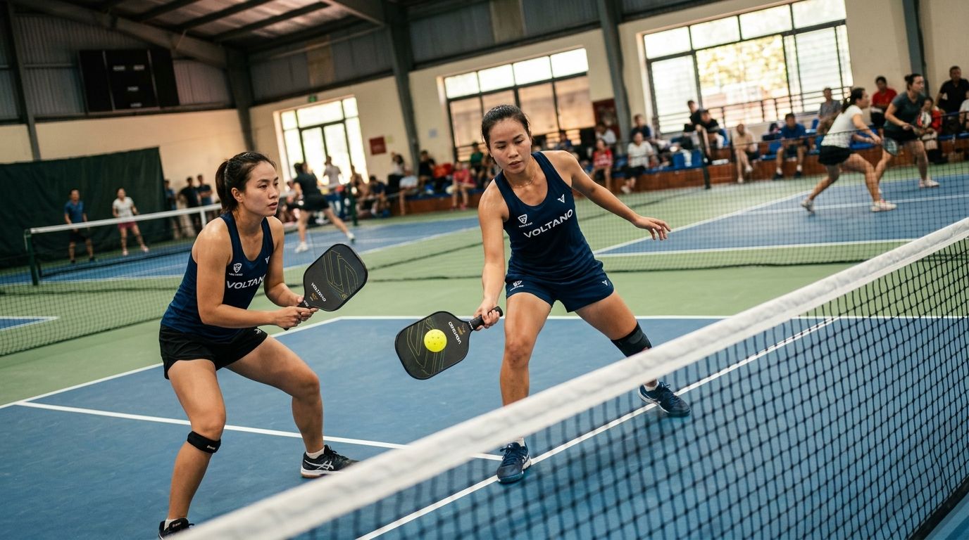 Tại sao bóng pickleball của bạn luôn bay cao hơn dự kiến khi đánh volley gần lưới