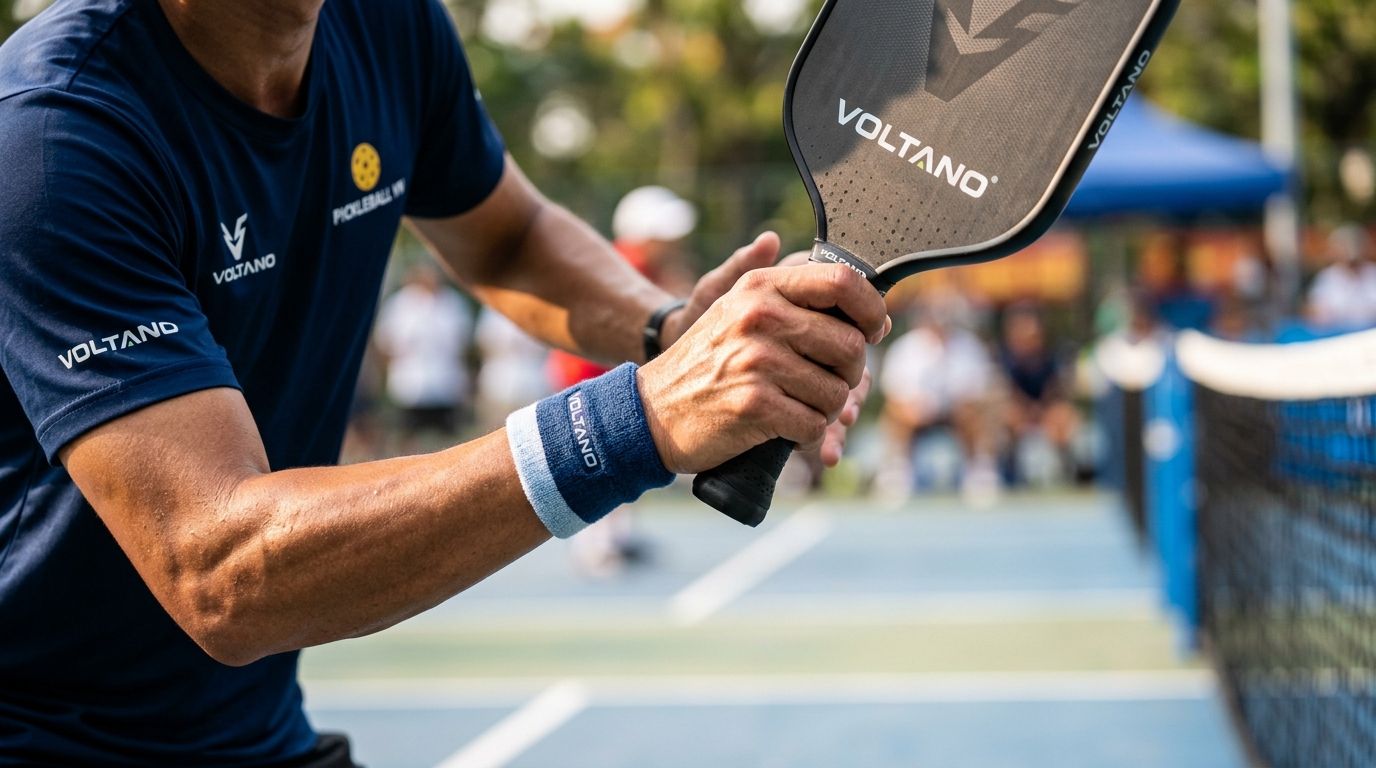Tại sao cầm vợt pickleball sai cách làm cổ tay đau? Cách cầm đúng để chơi lâu dài