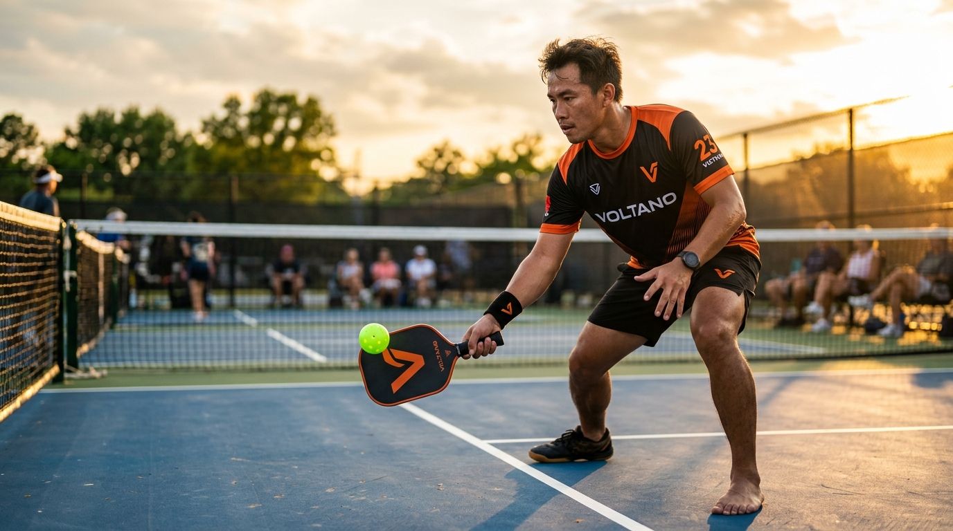 Tại sao kỹ thuật dink từ vị trí kitchen cần vợt có sweet spot rộng hơn smash?