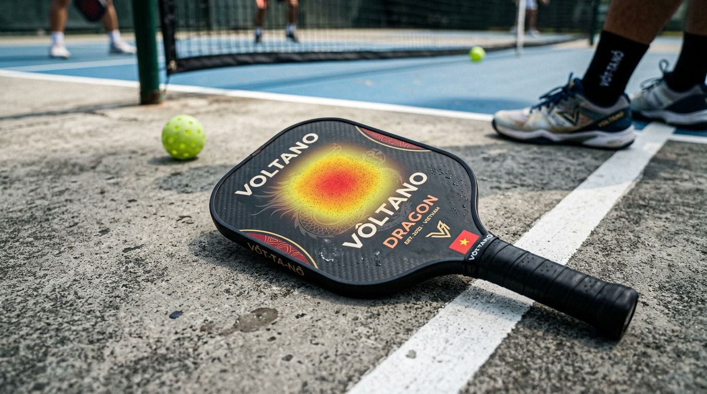 Tại sao kỹ thuật dink từ vị trí kitchen cần vợt có sweet spot rộng hơn smash?