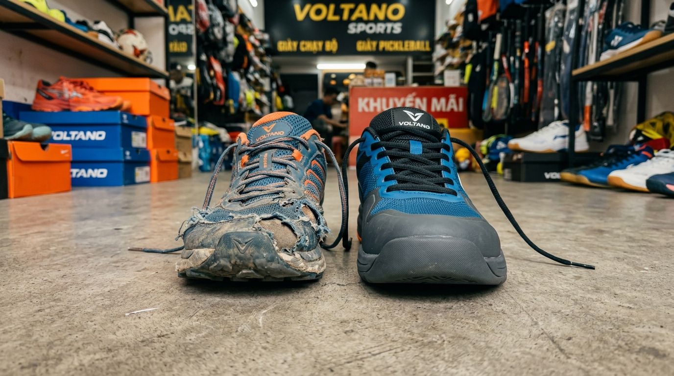 Tại sao mũi giày pickleball cần gia cố (toe cap reinforcement): phân tích chấn thương ngón chân và cách phòng ngừa?