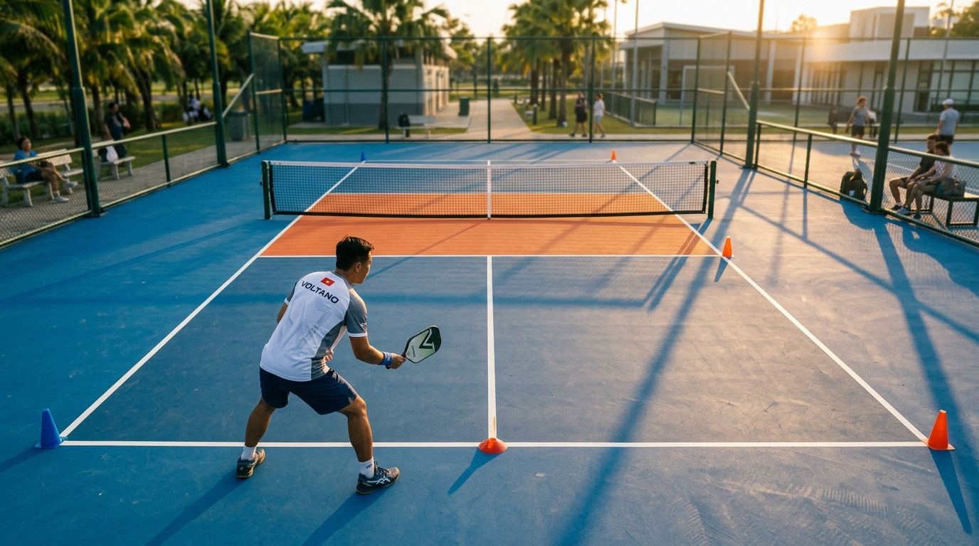 Tại sao serve pickleball bị mềm? Phân tích kỹ thuật và cách cải thiện độ sâu