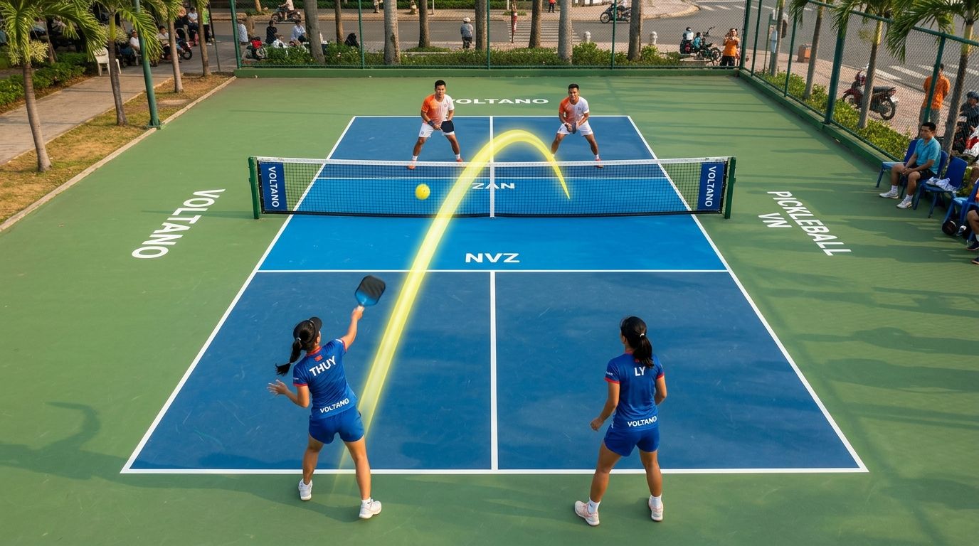 Third Shot Drop Trong Pickleball: Tại Sao Đây Là Cú Đánh Phân Biệt Trình Độ Người Chơi?