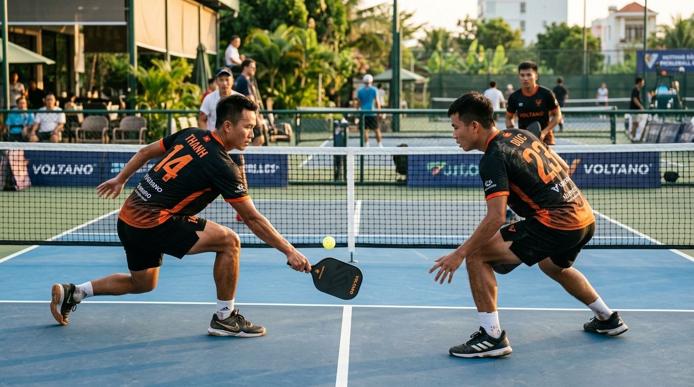 Vì sao dinking bị vượt lưới trong pickleball? Phân tích góc vợt và cách sửa chữa
