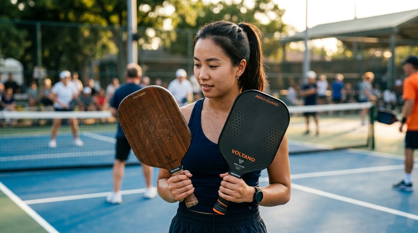 Vợt pickleball composite vs wood: Nên chọn loại nào cho kỹ năng của bạn