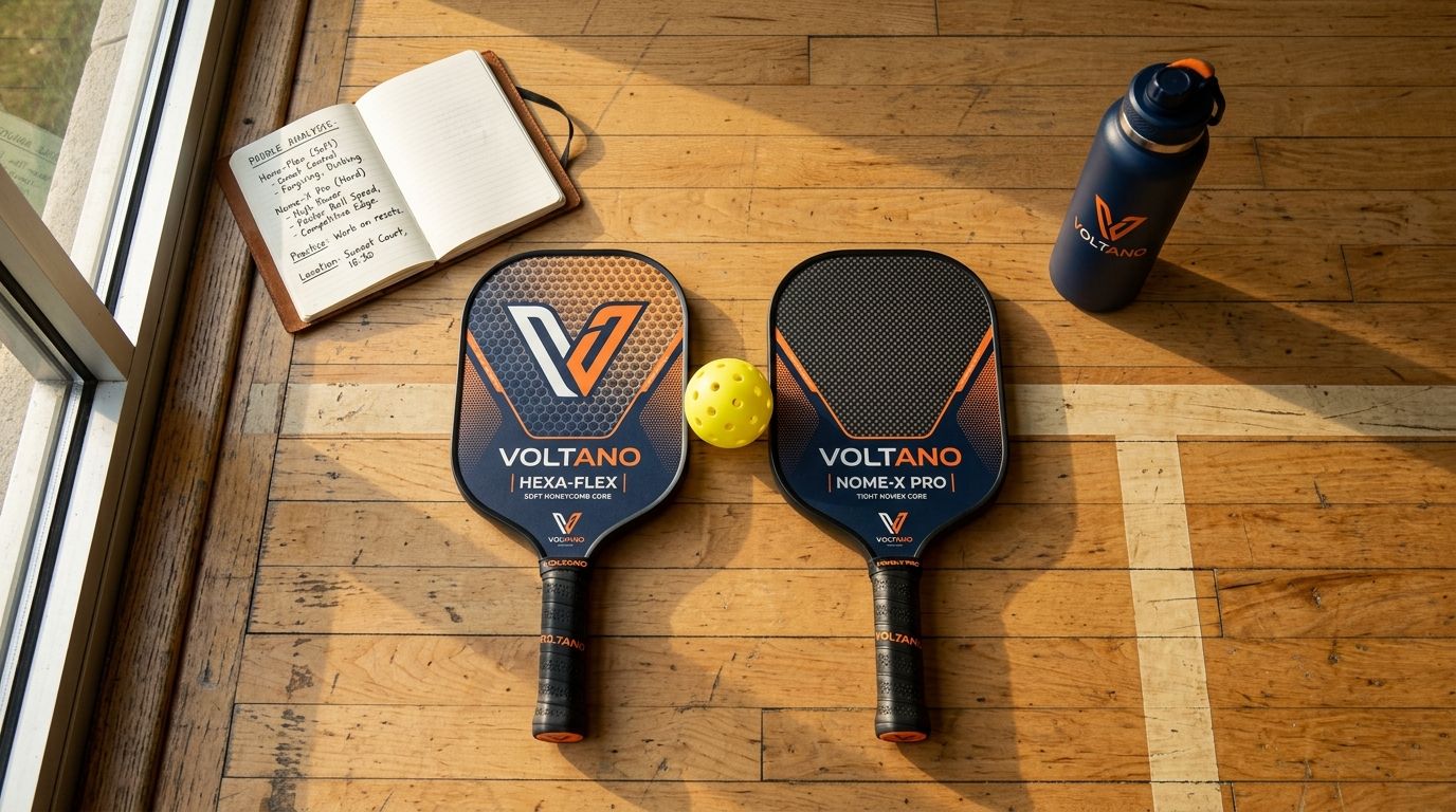 Vợt Pickleball Lõi Polymer vs Nomex: Khác Biệt Thực Sự Ảnh Hưởng Thế Nào Đến Lối Chơi?